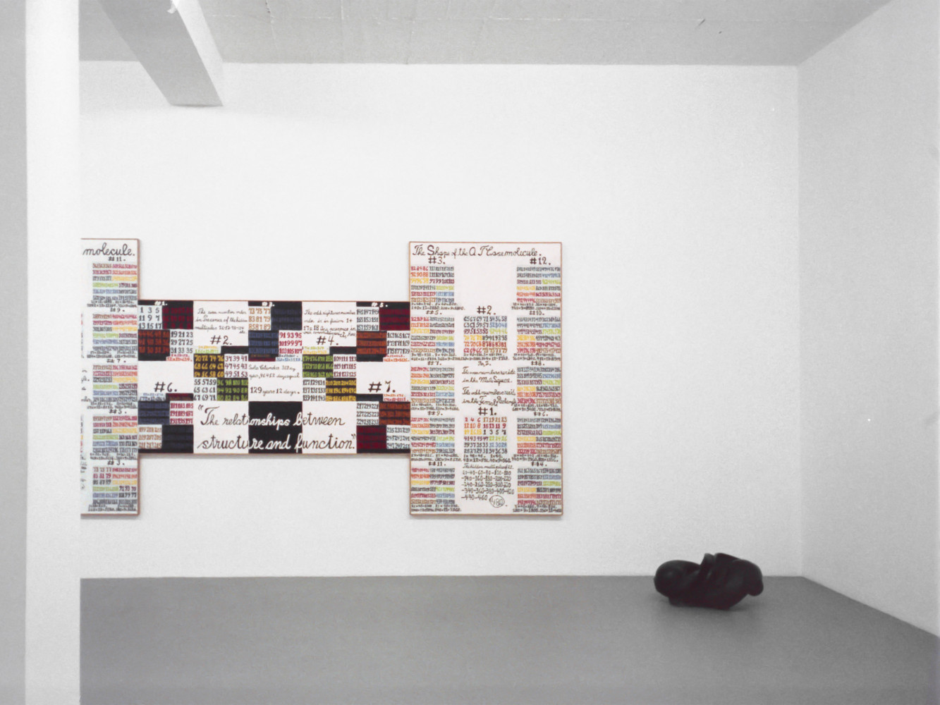 ‘Alfred Jensen – The Relationship between Structure and Function ’, Installation view, Buchmann Galerie Köln, 1997