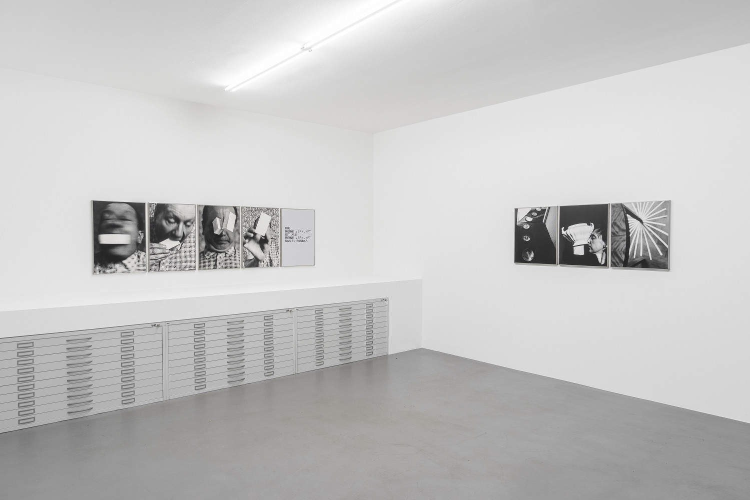 Anna & Bernhard Blume, Installation view, Buchmann Box, 2016–2017