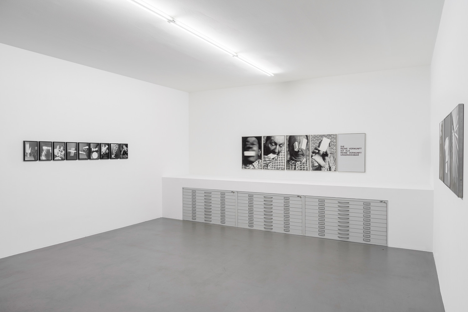 Anna & Bernhard Blume, Installation view, Buchmann Box, 2016–2017