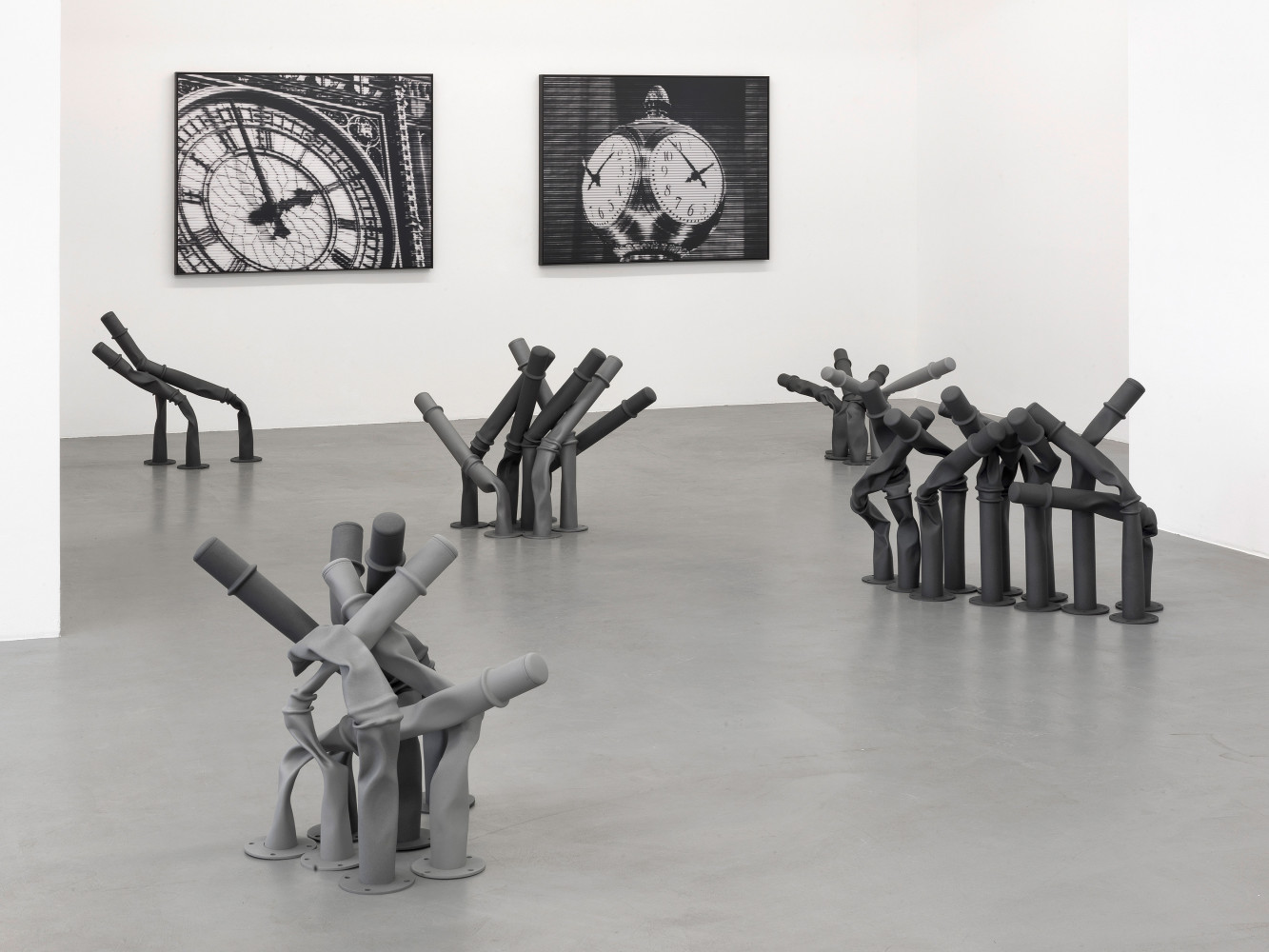 Bettina Pousttchi, ‘Off the Clock’, Installationsansicht, Buchmann Galerie, 2013