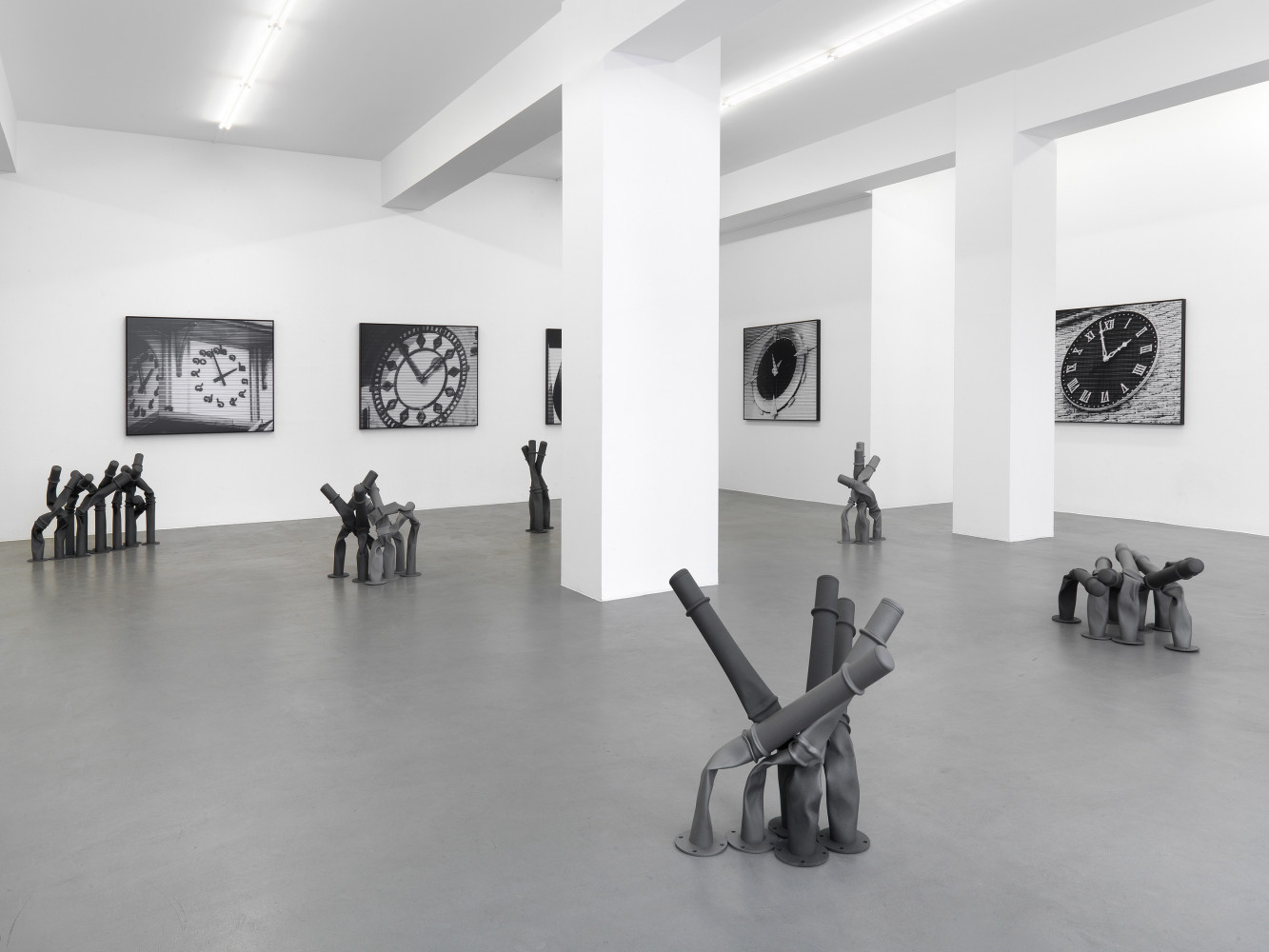 Bettina Pousttchi, ‘Off the Clock’, Installationsansicht, Buchmann Galerie, 2013