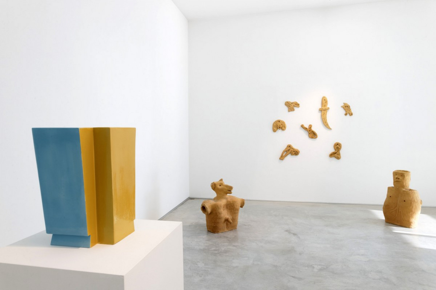 Martin Disler, Alberto Garutti, Installationsansicht, Buchmann Agra, 2017