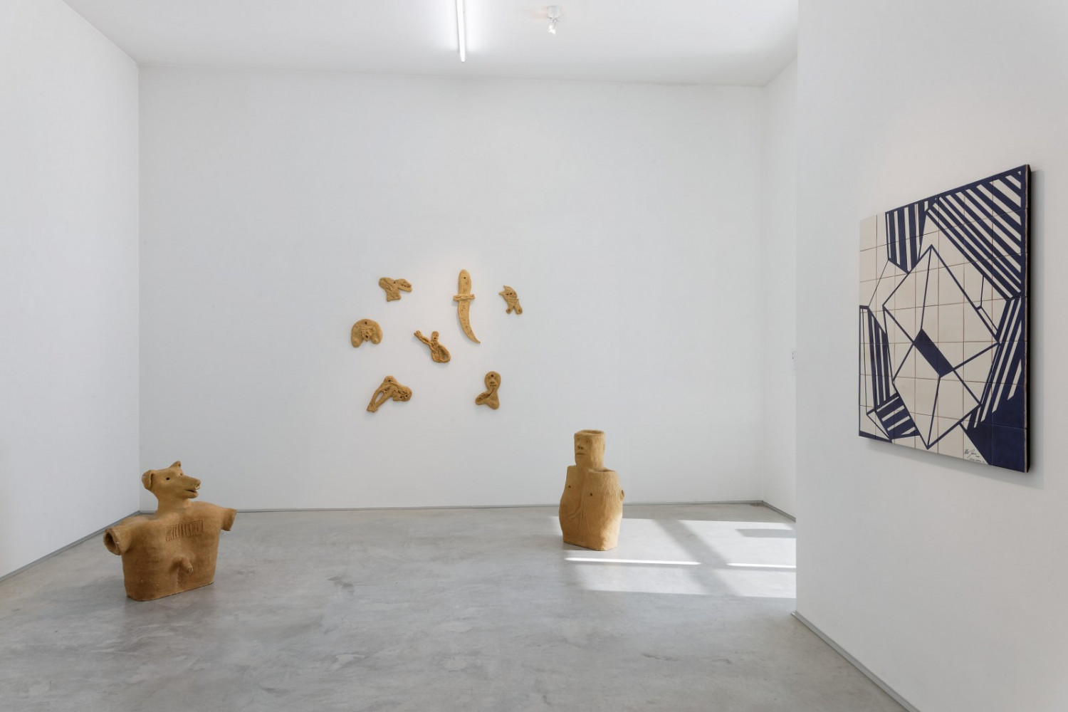 Martin Disler, Alex Dorici, Installation view, Buchmann Agra, 2017
