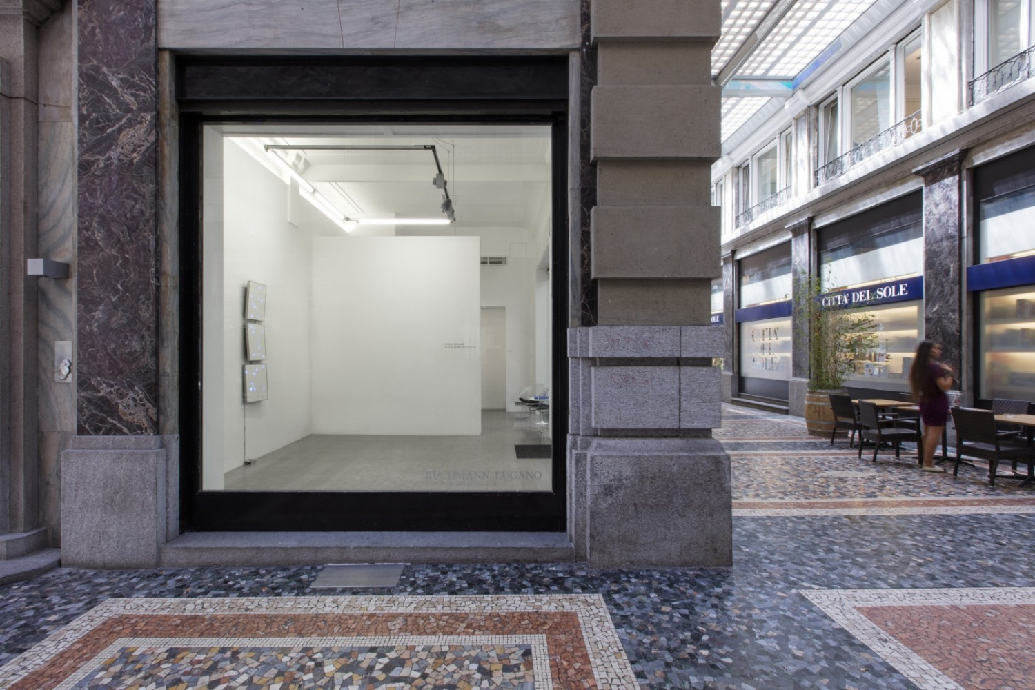 Tatsuo Miyajima, Installation view, Buchmann Lugano, 2017