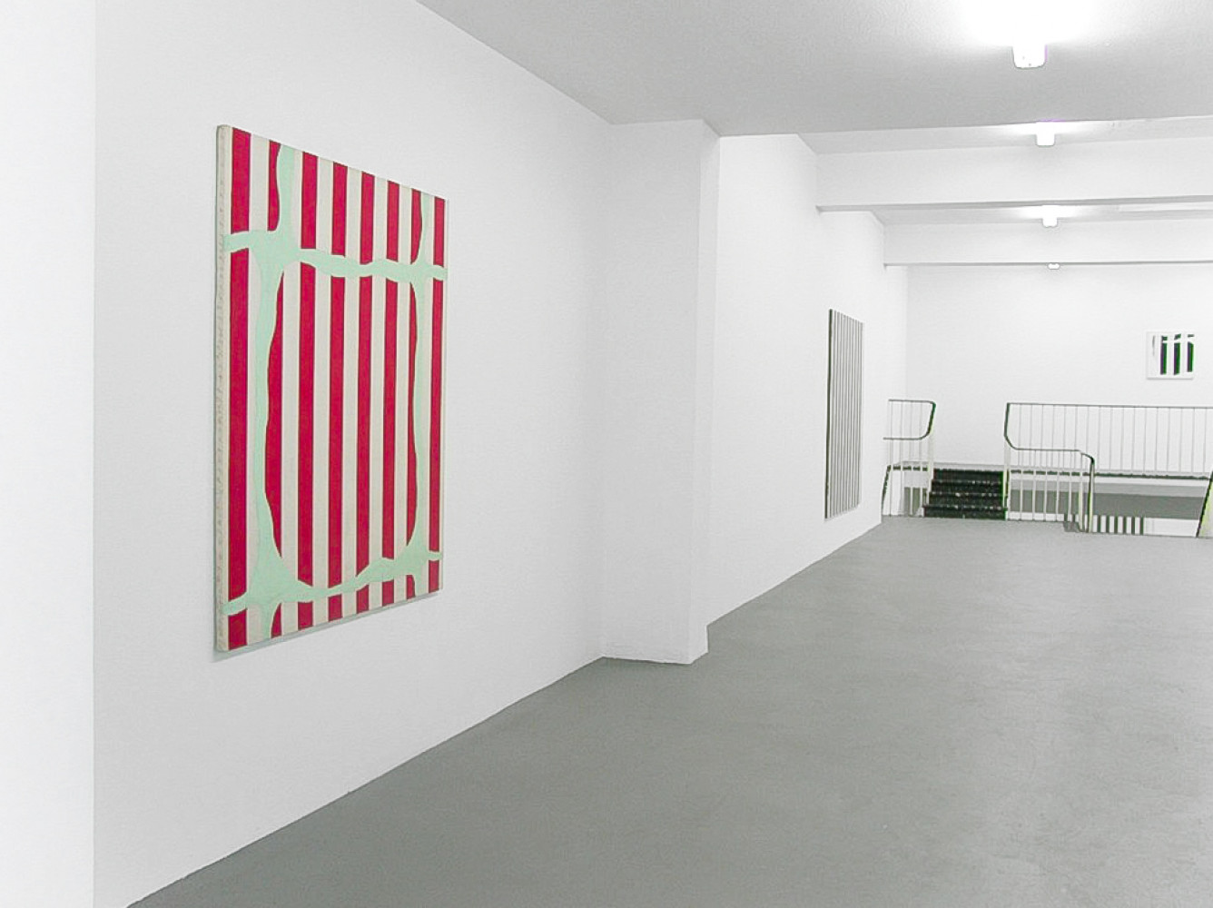 Daniel Buren, Installation view, Buchmann Galerie Köln, 2002
