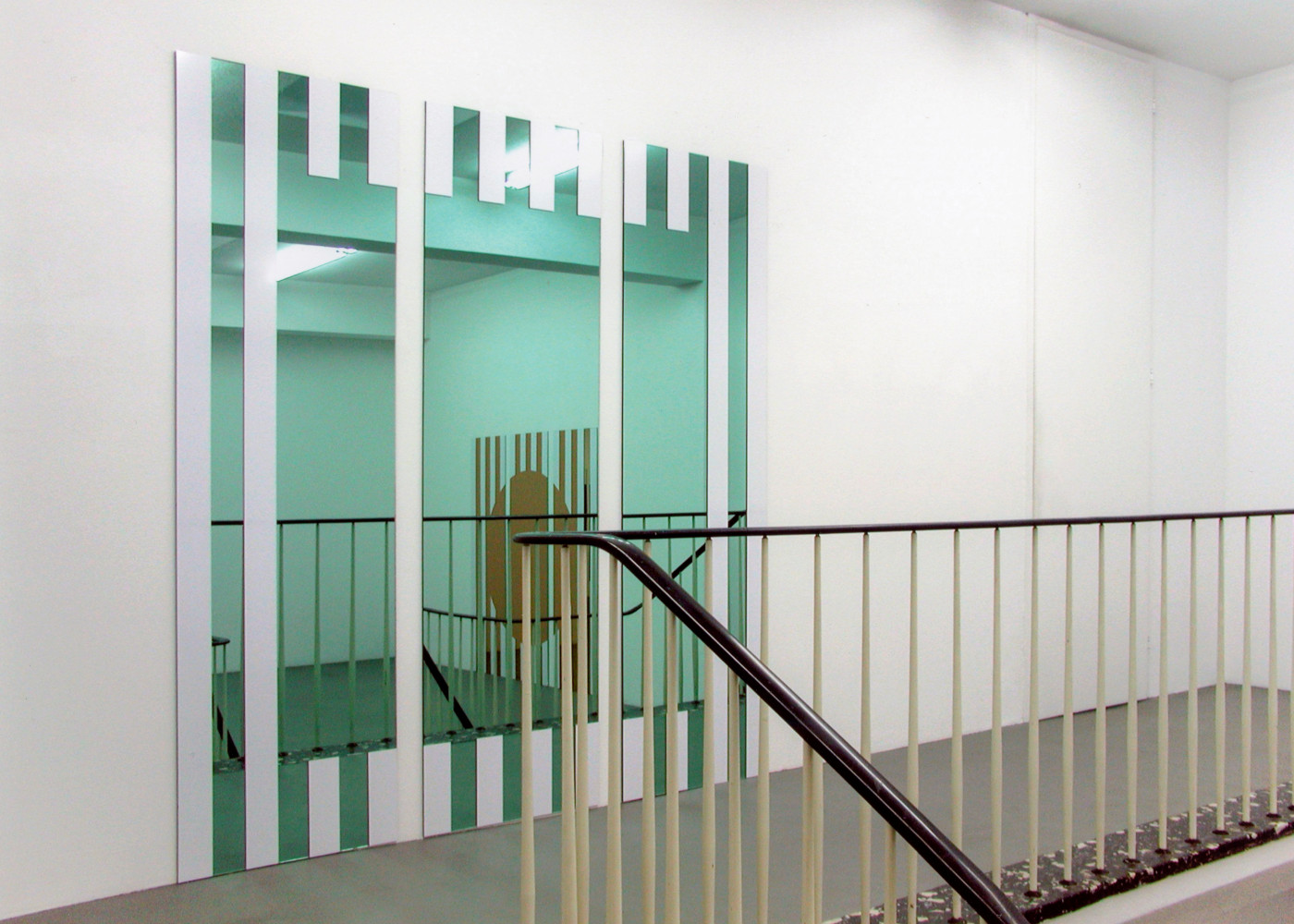Daniel Buren, ‘Les Visages Colorés ’, Installationsansicht, Buchmann Galerie Köln, 2005