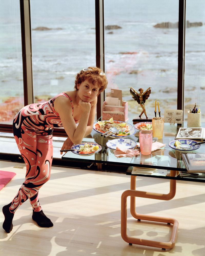 Joel Sternfeld, ‘A Woman at Home in Malibu After Exercising, California, August 1988’, 1988
