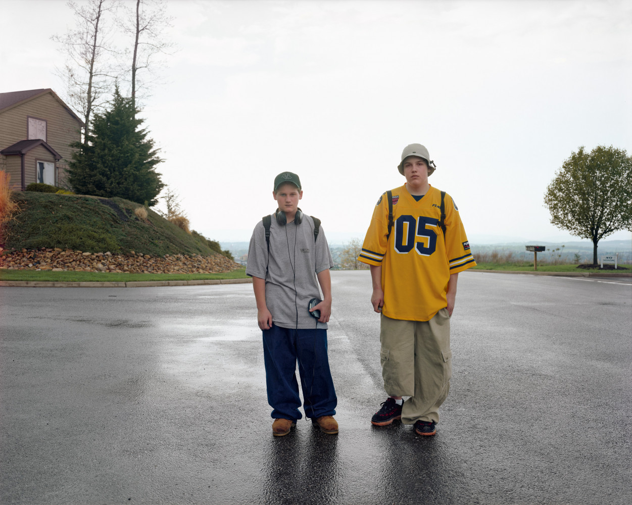 Joel Sternfeld, ‘Boys Walking Home after School, Harrisonburg, Virginia, May 1999’, 1999