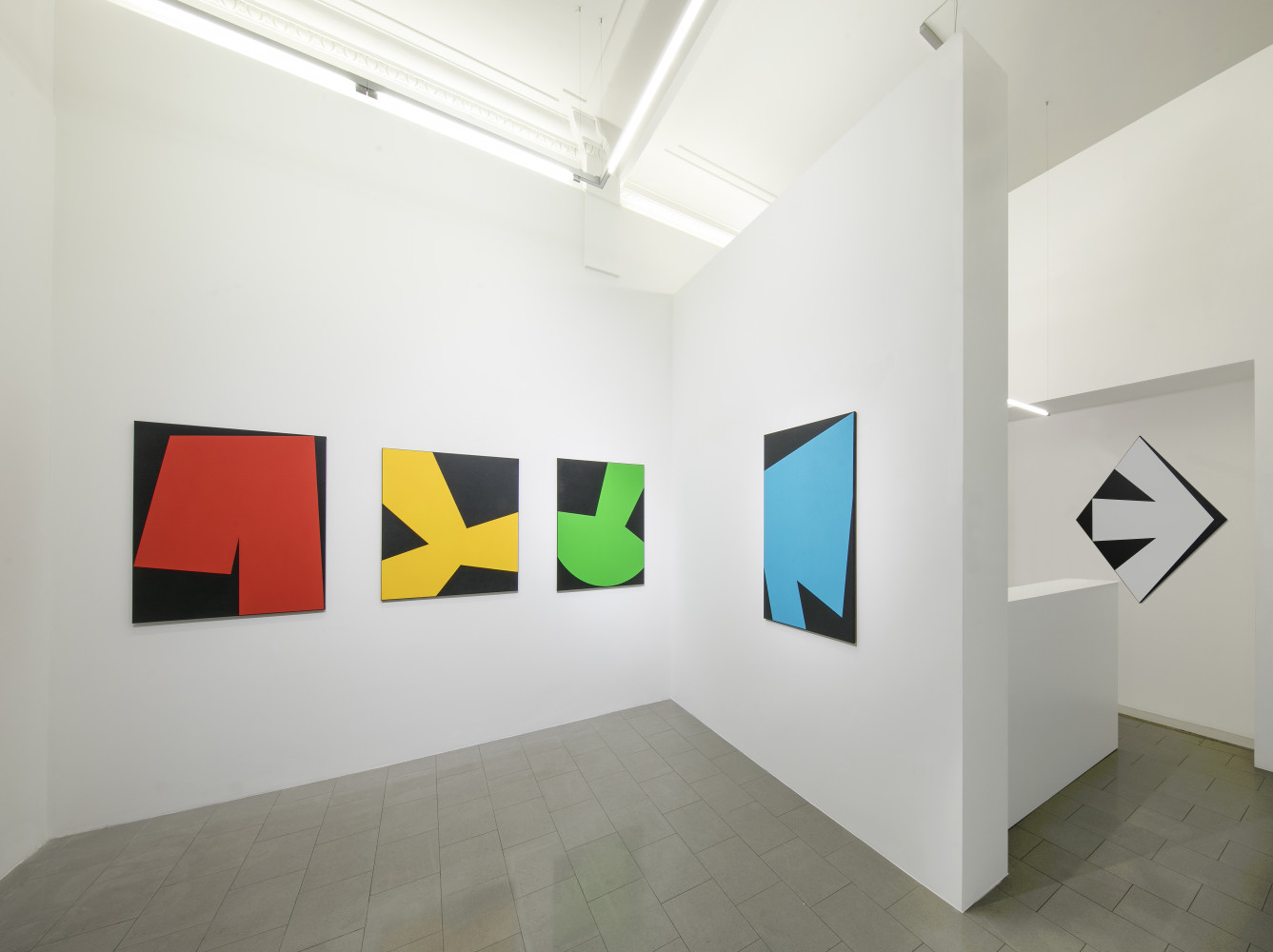 Livio Bernasconi, Installationsansicht, Buchmann Lugano, 2020