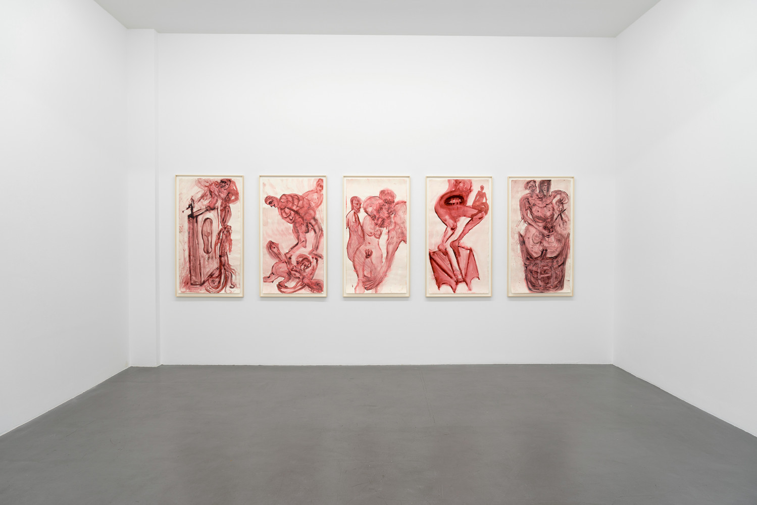 Martin Disler, Installationsansicht, Buchmann Galerie, 2017