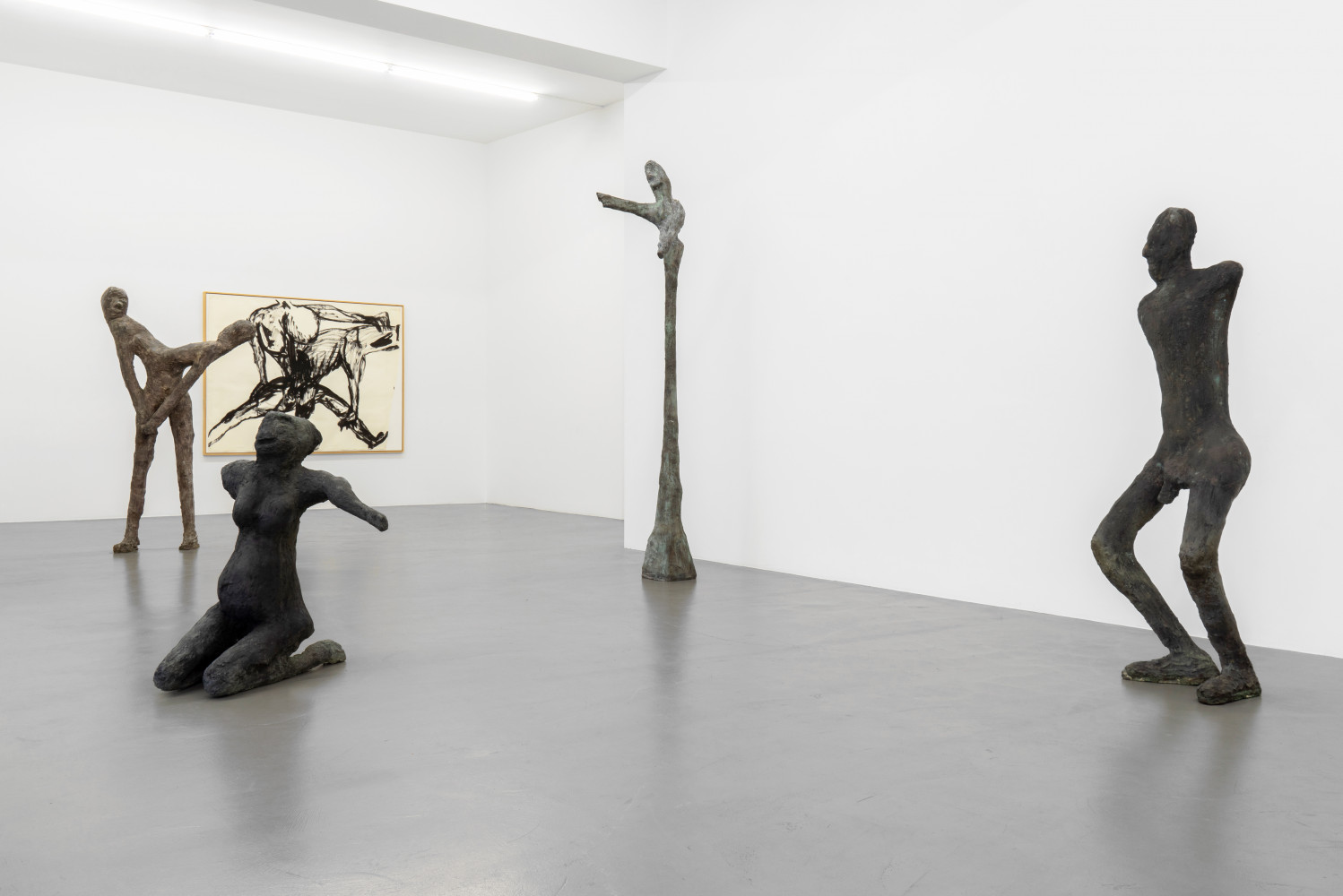 Martin Disler, Installationsansicht, Buchmann Galerie, 2019