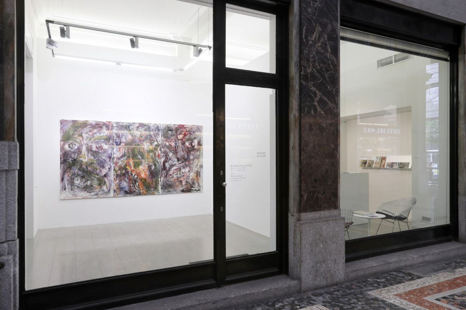 Martin Disler, Installation view, Buchmann Lugano, 2016