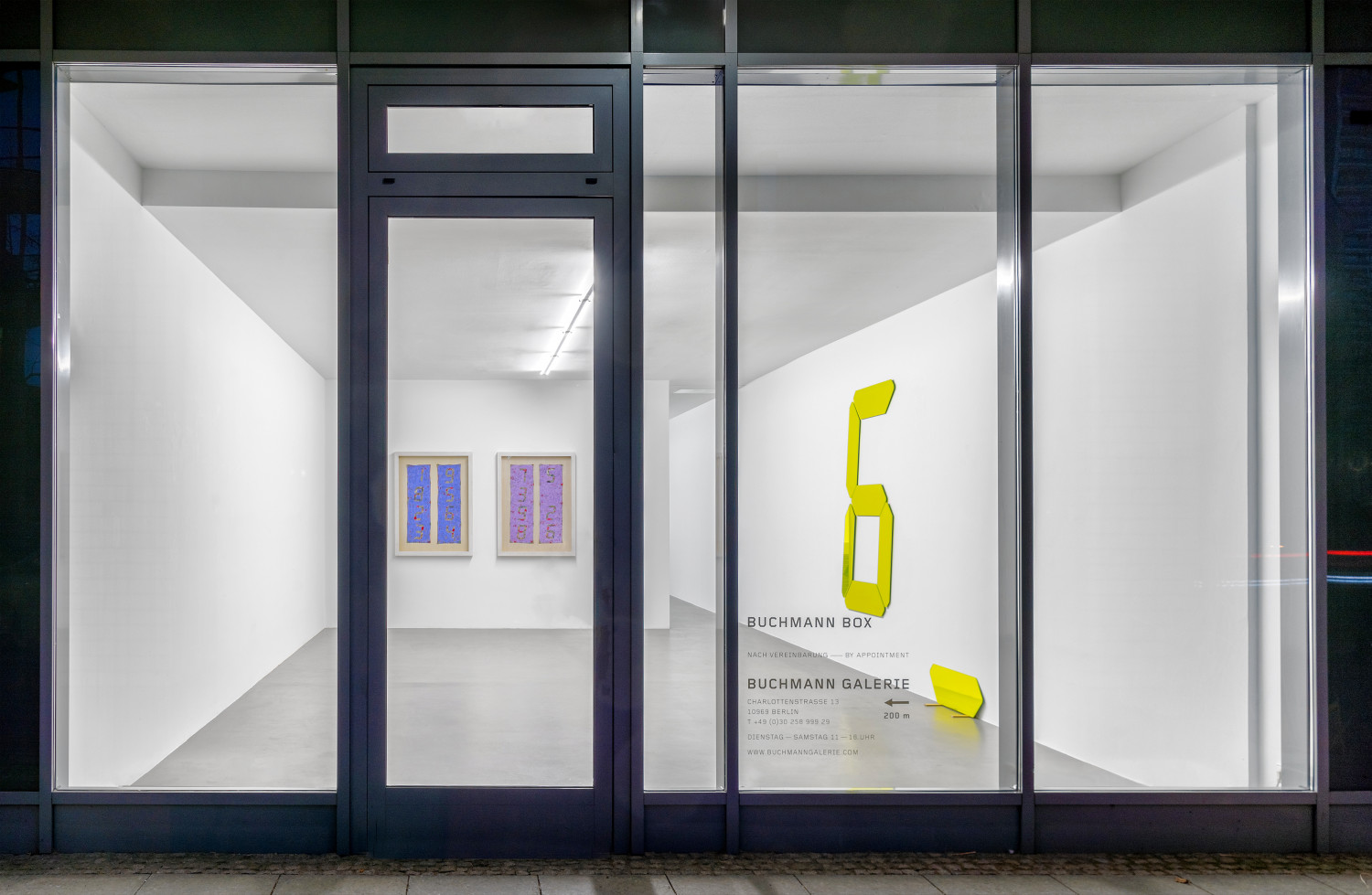 Tatsuo Miyajima, Installation view, Buchmann Box, 2021
