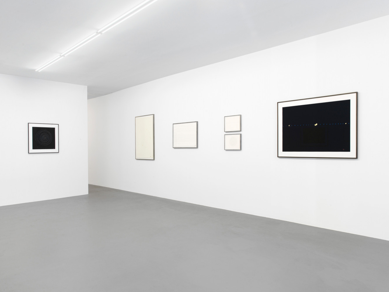 Tatsuo Miyajima, ‘Drawings’, Installationsansicht, Buchmann Box, 2018