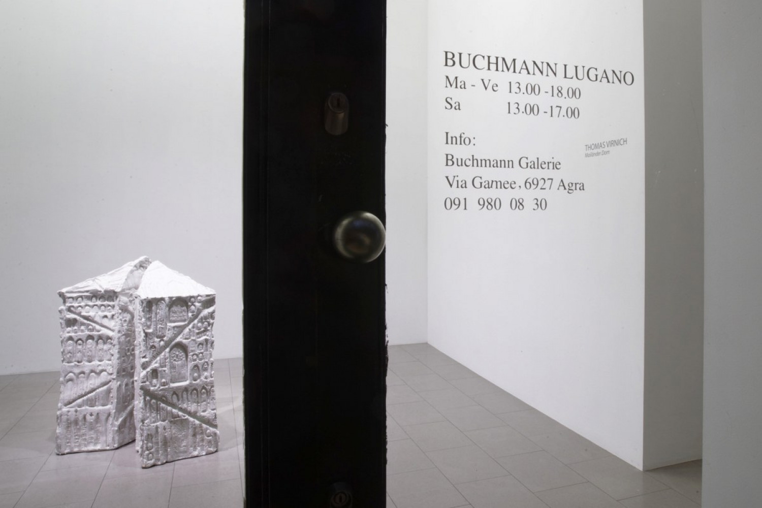 Thomas Virnich, Installation view, Buchmann Lugano, 2016