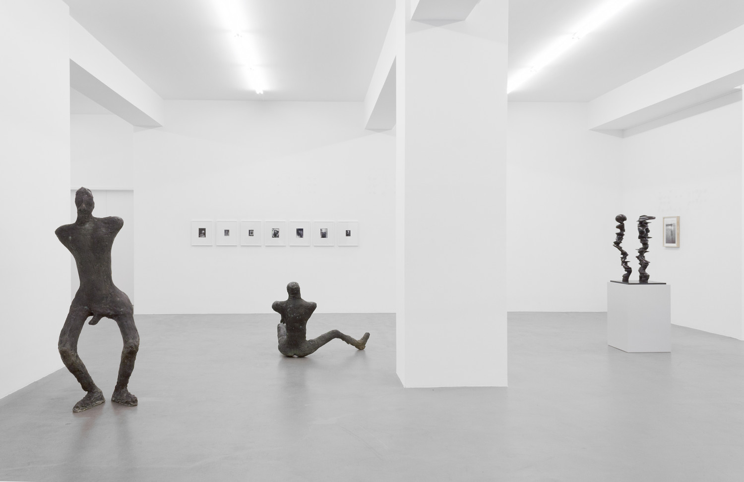 Tony Cragg, Martin Disler, Medardo Rosso, Installationsansicht, Buchmann Galerie, 2015–2016