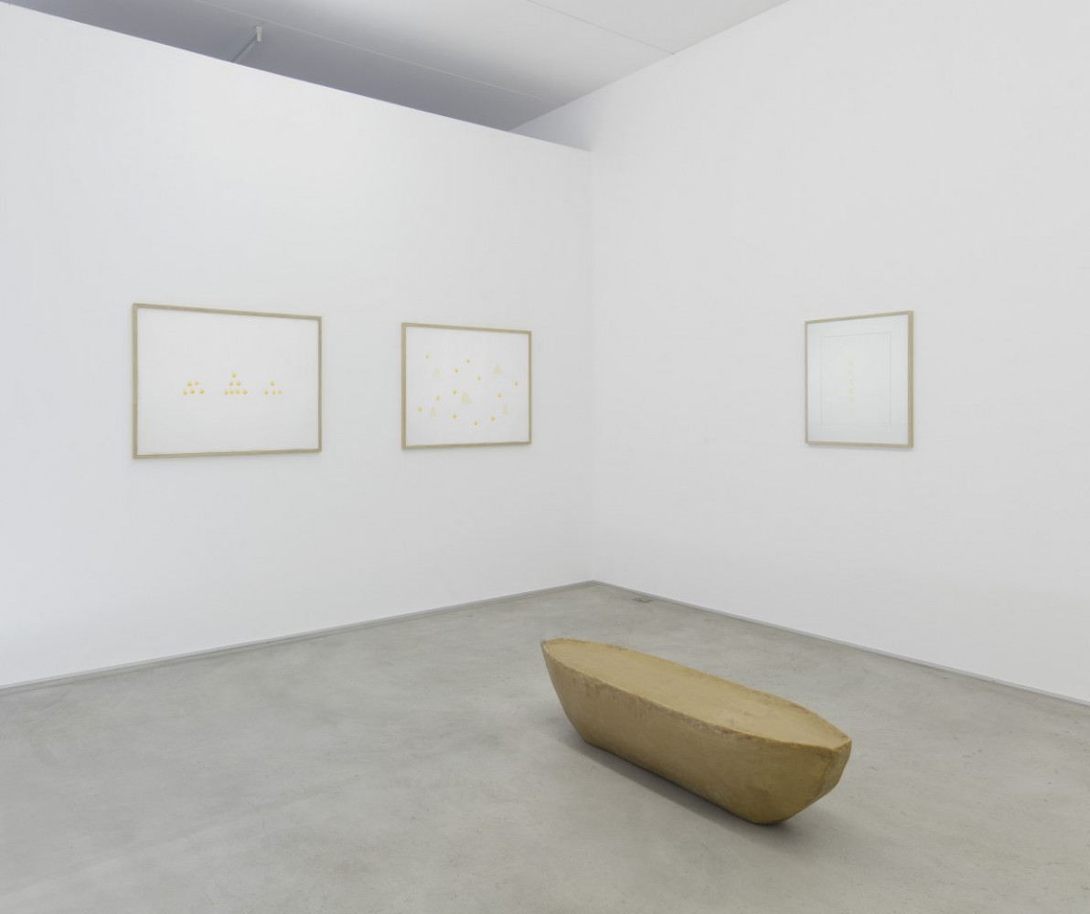 Wolfgang Laib, Installation view, Buchmann Agra, 2019