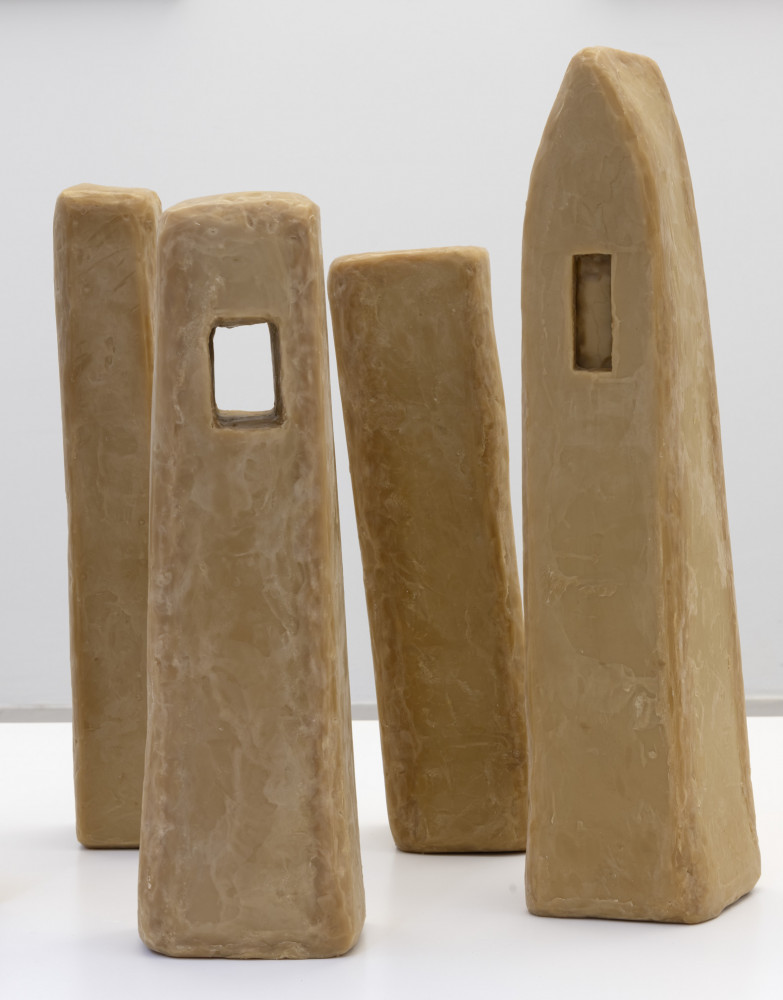 Wolfgang Laib, ‘Türme des Schweigens - Towers of Silence’, Installation view, Buchmann Lugano, 2020