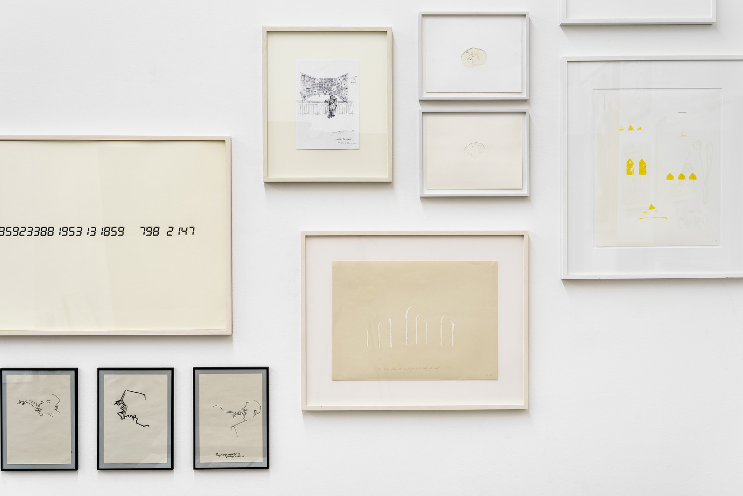 ‘Zeichnung – Works on Paper’, Installation view, Buchmann Galerie
