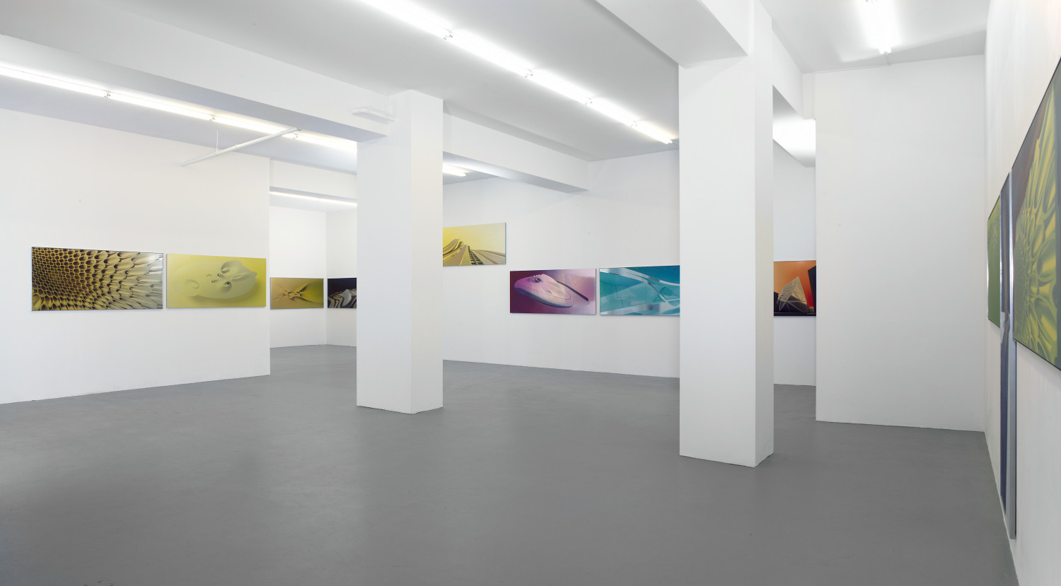 Zaha Hadid, Installationsansicht, Buchmann Galerie, 2007