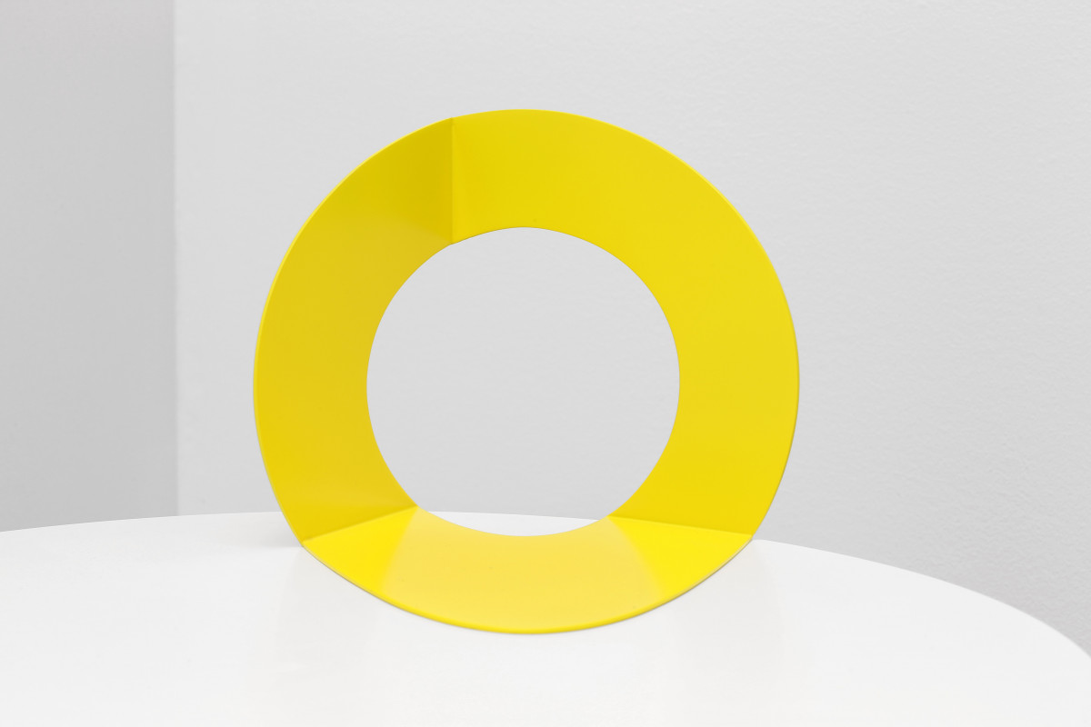 Felice Varini, ‘Cercle jaune’, 0013-2013