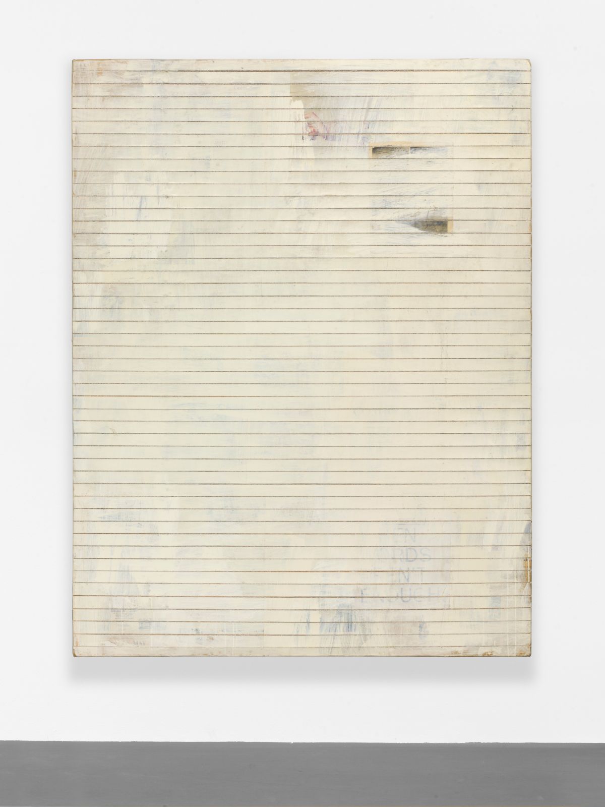 Lawrence Carroll, ‘Untitled (cut painting, white)’, 2016