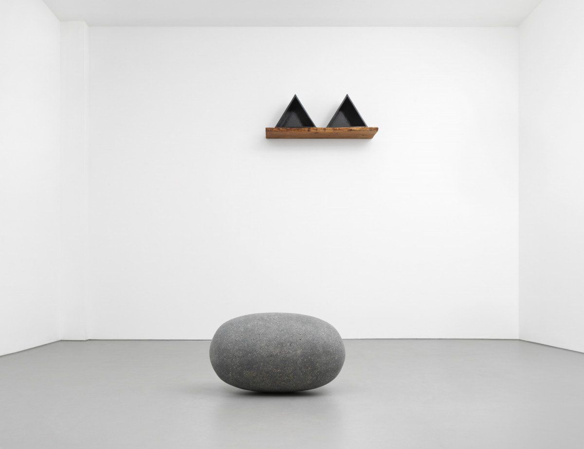 Wolfgang Laib, Installation view, Buchmann Galerie, 2022