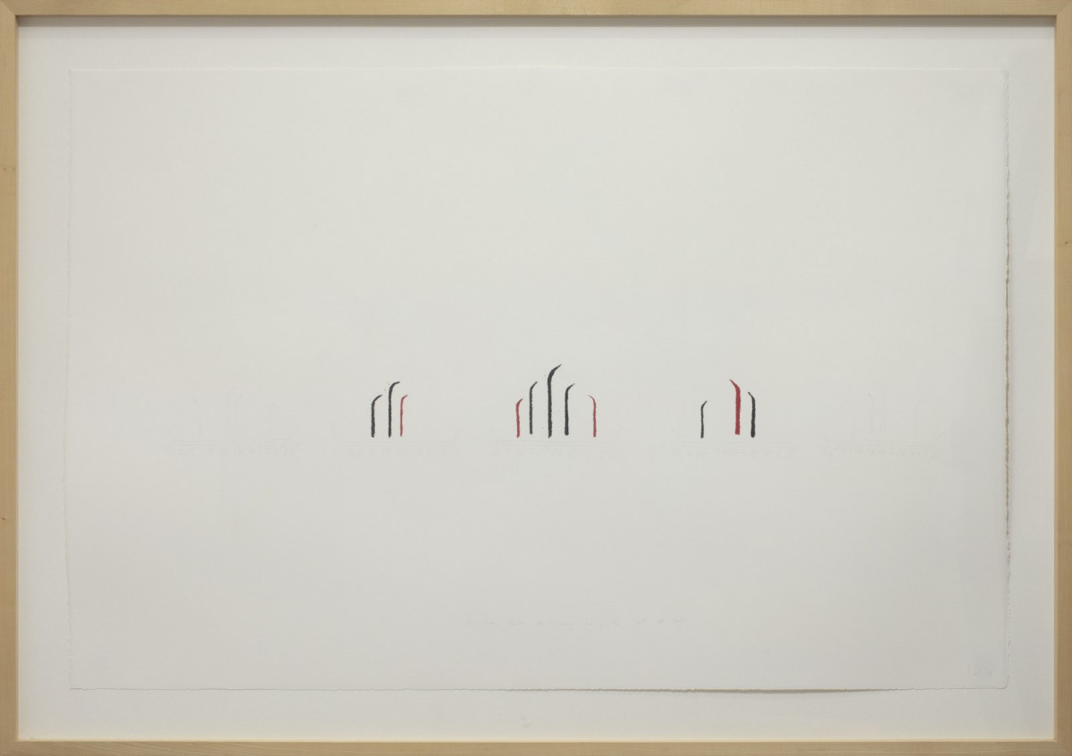 Wolfgang Laib, ‘The Cobra Snakes are coming out pf the wall at night, 2008’
