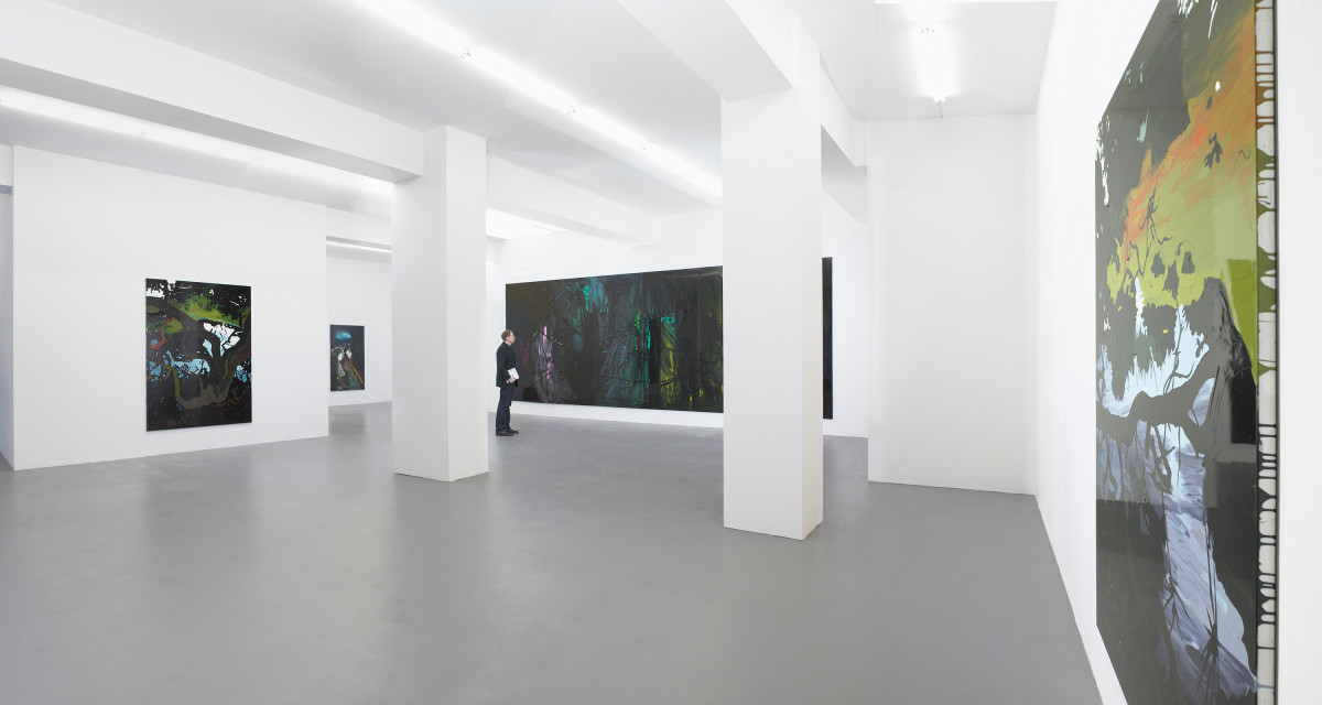 Clare Woods, Installation view, Buchmann Galerie, 2008