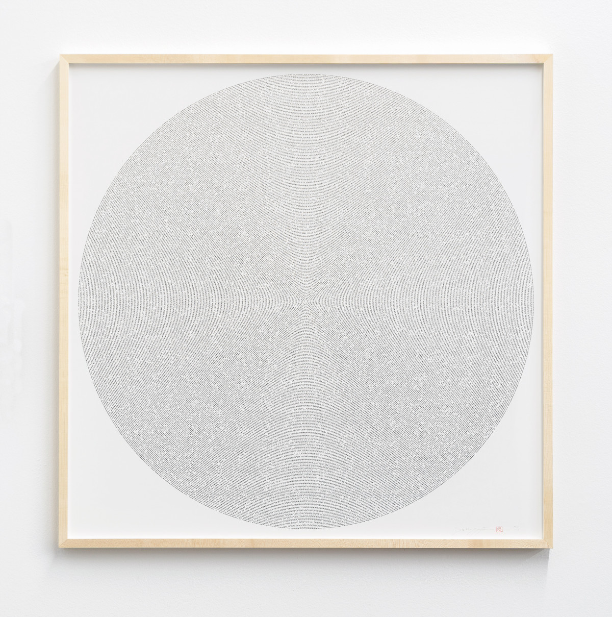 Tatsuo Miyajima, ‘Innumerable Counts Circle - digital font’, 2017