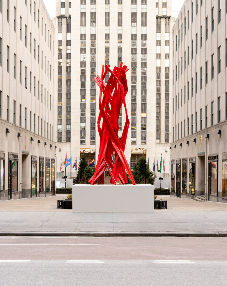 Bettina Pousttchi, ‘Vertical Highways V03’, Guardrails, steel