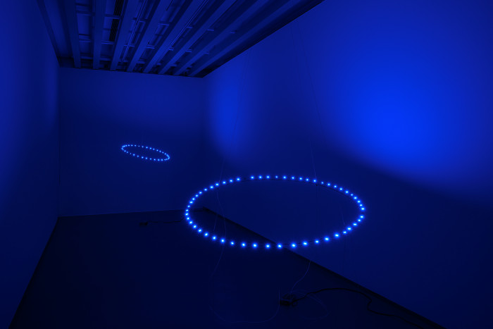 Tatsuo Miyajima, Endless Life Cycles, installation view, Tao Art Space, Taipei, 2025. 