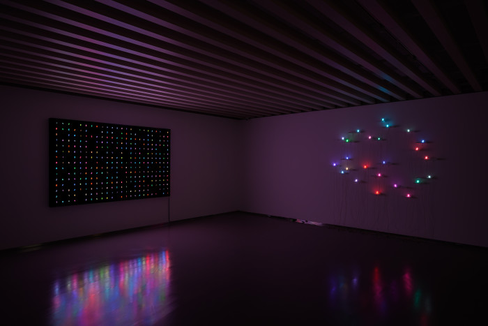 Tatsuo Miyajima, Endless Life Cycles, installation view, Tao Art Space, Taipei, 2025. 