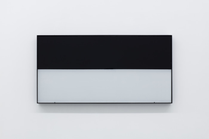 Alberto Garutti, ‘Orizzonte’, 1987-2015, glass, enamel, iron