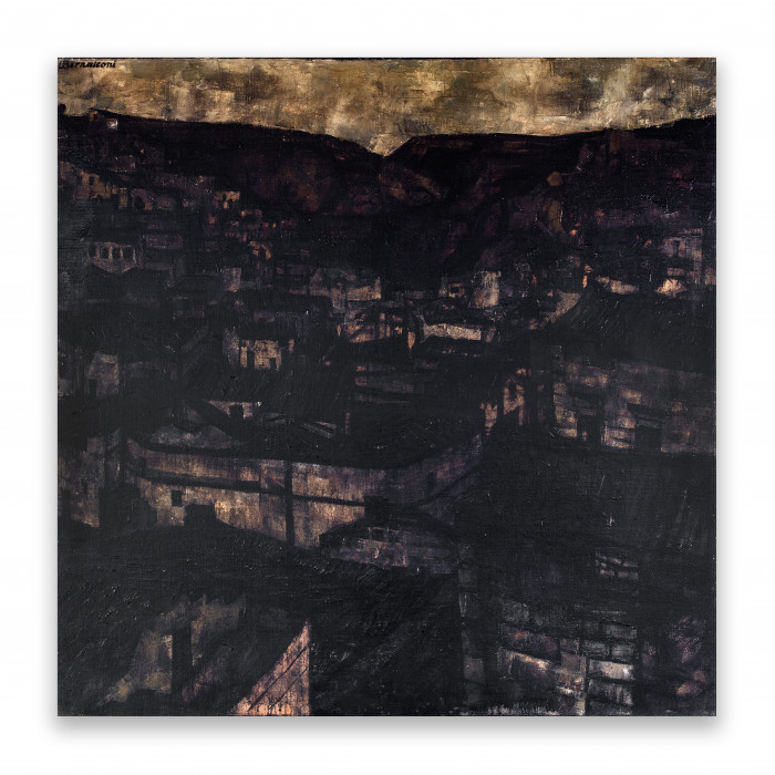 Livio Bernasconi, ‘Studio per la città’, 1959,  oil on canvas