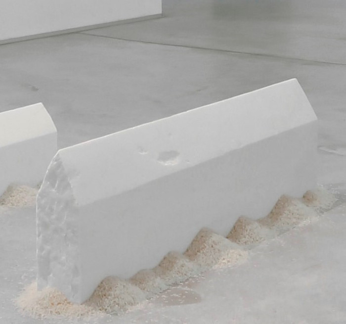 Wolfgang Laib, ‘Reishaus’, 2010-2011, white marble