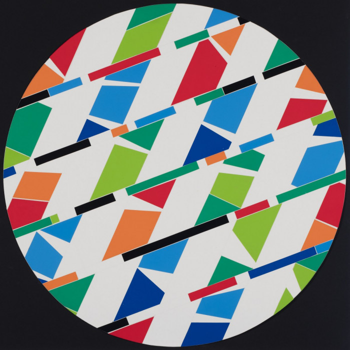 Livio Bernasconi, ‘13'_76’, 1976, adhesive on paper