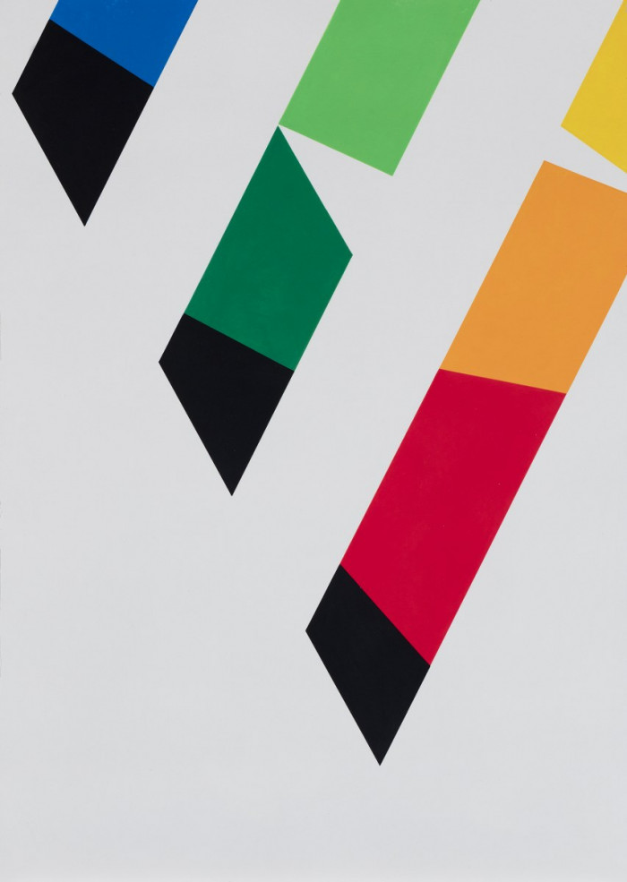 Livio Bernasconi, ‘9_'76’, 1976, acrylic on cardboard