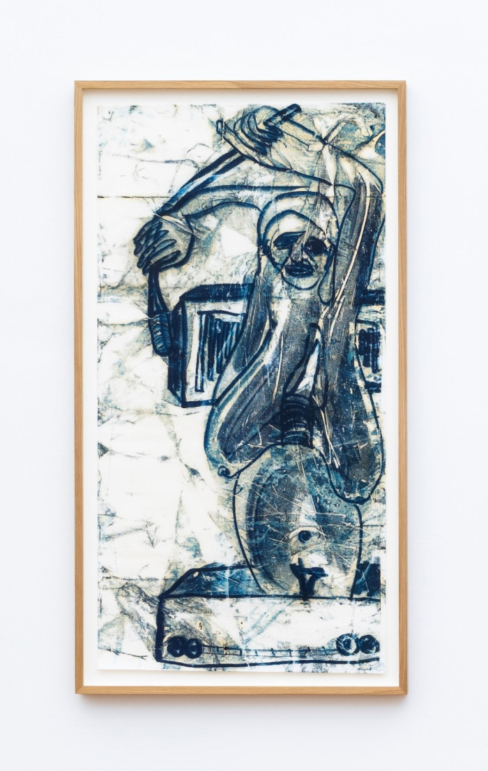 Martin Disler, ‘Ohne Titel ’, Monotypie auf Japanpapier