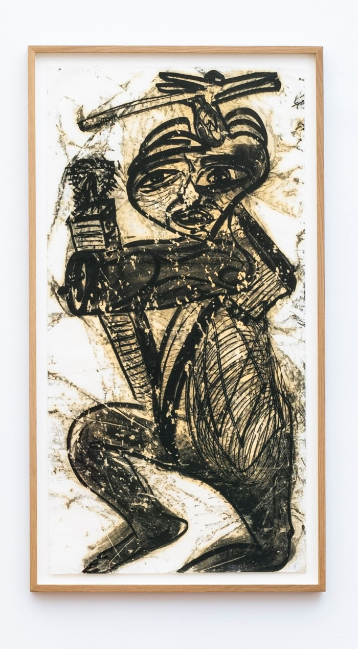 Martin Disler, ‘Ohne Titel ’, Monotypie auf Japanpapier