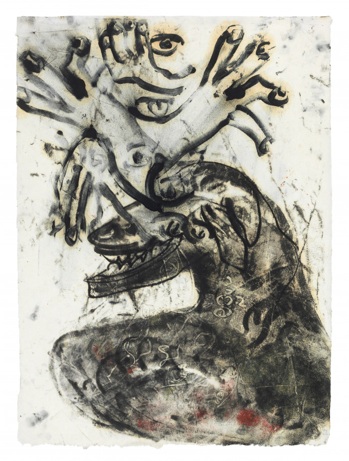 Martin Disler, ‘Ohne Titel ’, 1993, Monotypie auf Japanpapier