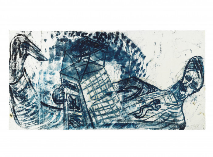 Martin Disler, ‘Ohne Titel ’, 1995, Monotypie auf Japanpapier