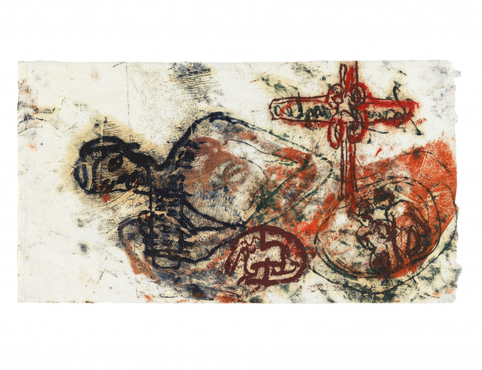 Martin Disler, ‘Ohne Titel ’, 1992, Monotypie auf Japanpapier