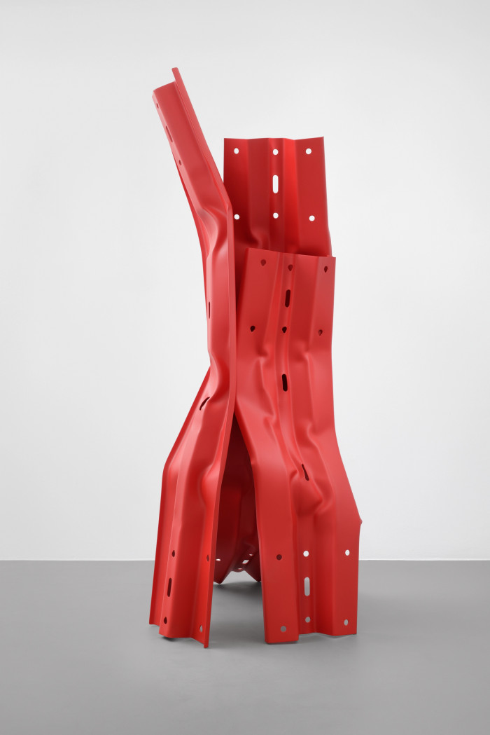Bettina Pousttchi, ‘Vertical Highways A46’, 2025, Guard rails, steel