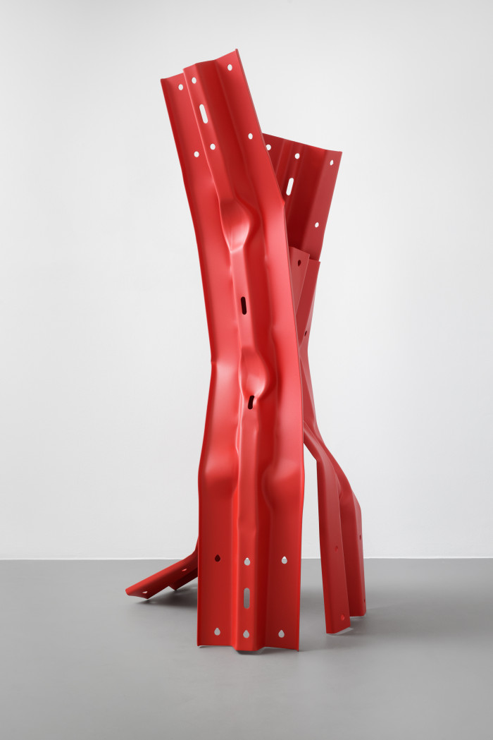 Bettina Pousttchi, ‘Vertical Highways A46’, 2025, Guard rails, steel