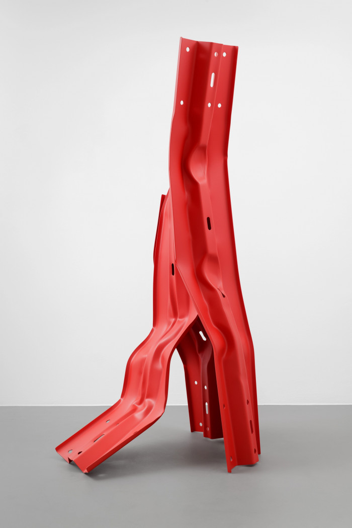 Bettina Pousttchi, ‘Vertical Highways A46’, 2025, Guard rails, steel