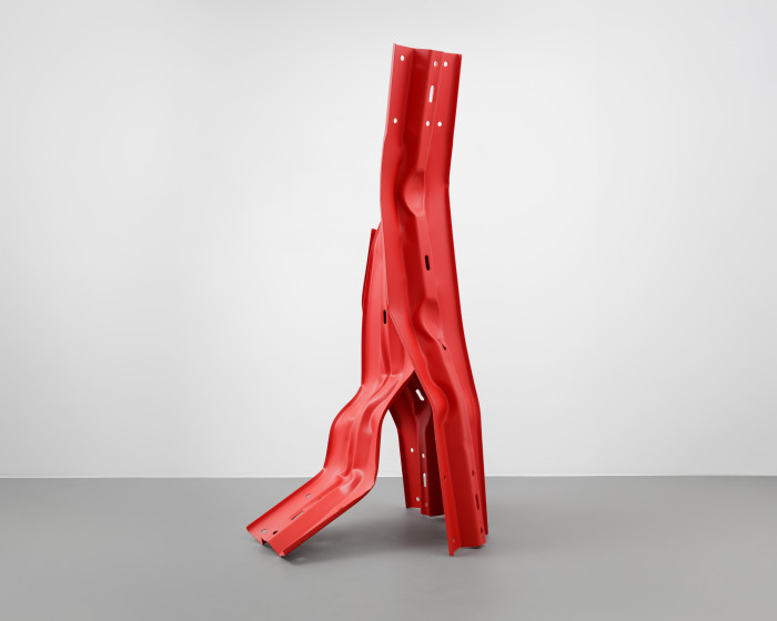 Bettina Pousttchi, ‘Vertical Highways A46’, 2025, Guard rails, steel