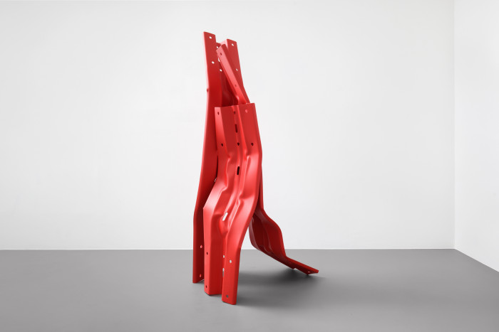Bettina Pousttchi, ‘Vertical Highways A46’, 2025, Guard rails, steel