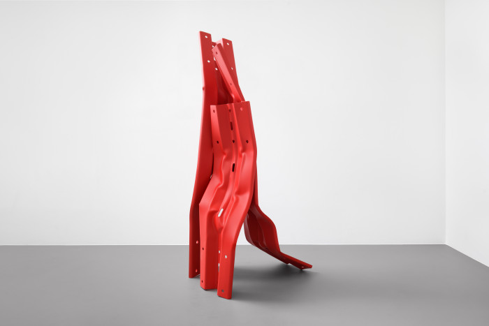 Bettina Pousttchi, ‘Vertical Highways A46’, 2025, Guard rails, steel
