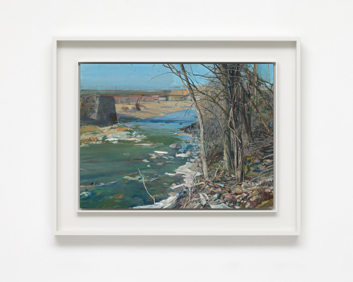 ‘Late Ice’, 2024, Oil on aluminium